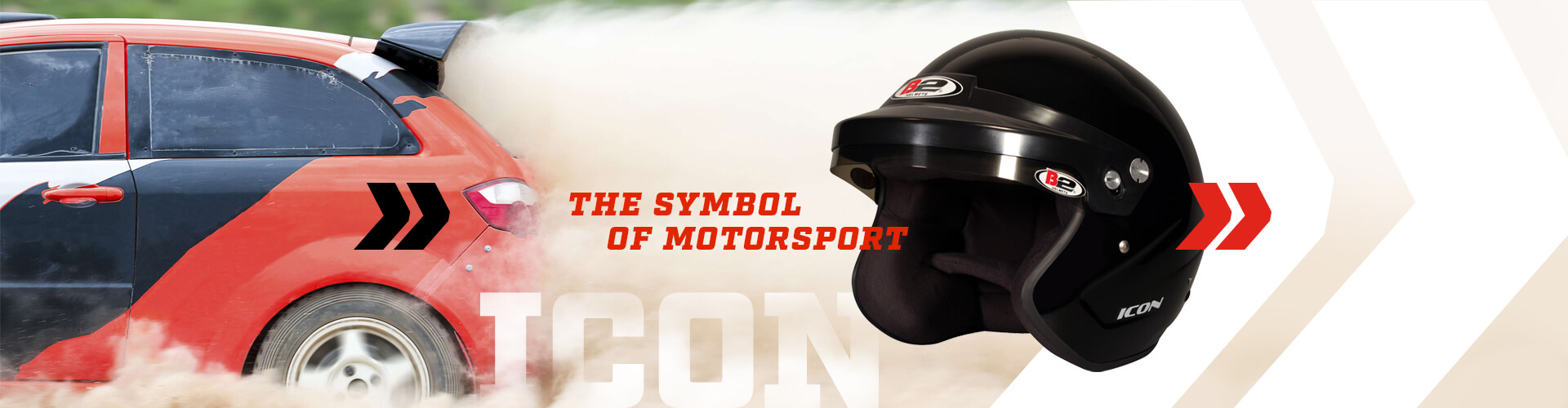 B2 Helmets Icon. The symbol of motorsport.